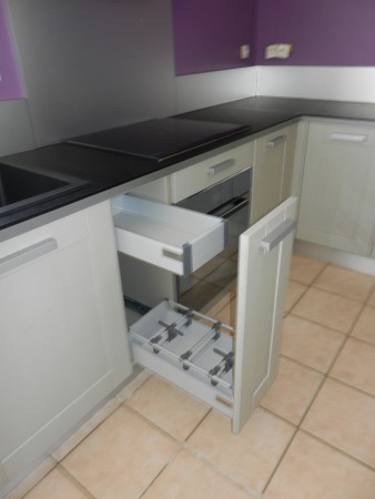 Bas casier bouteilles / 1 tiroir anglais